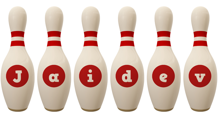 Jaidev bowling-pin logo