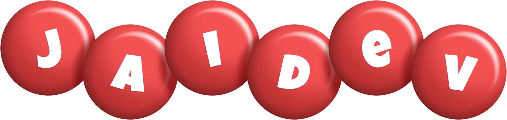 Jaidev candy-red logo