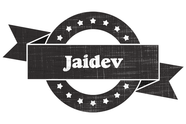 Jaidev grunge logo