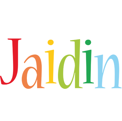 Jaidin birthday logo
