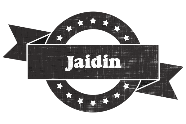 Jaidin grunge logo