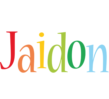 Jaidon birthday logo