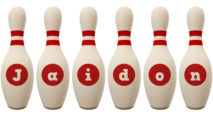 Jaidon bowling-pin logo