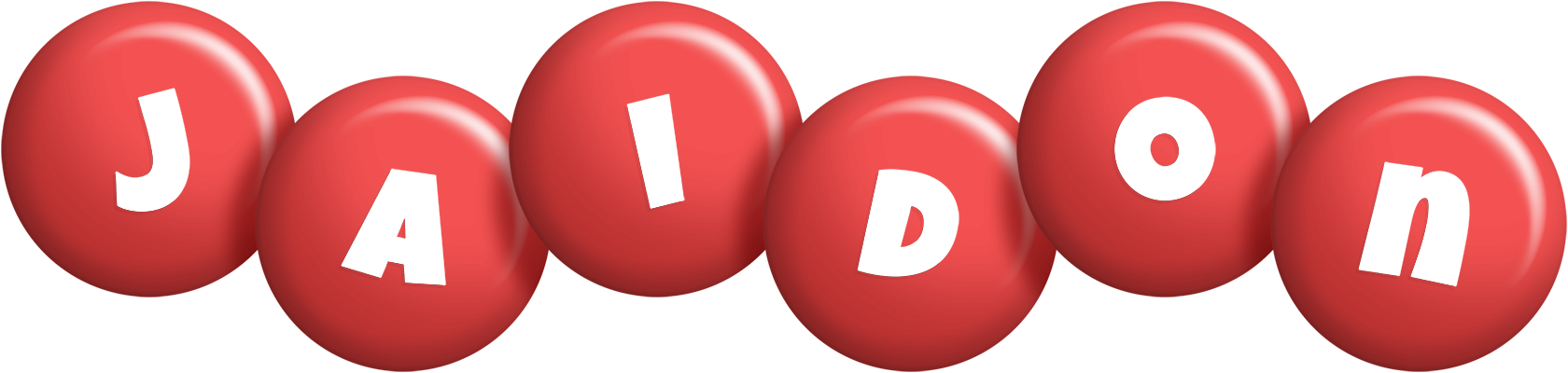Jaidon candy-red logo