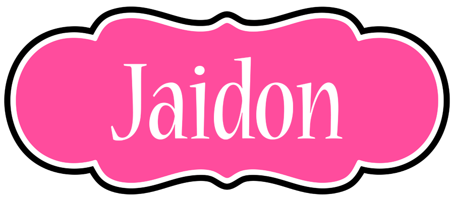 Jaidon invitation logo