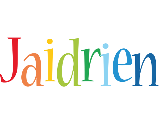 Jaidrien birthday logo