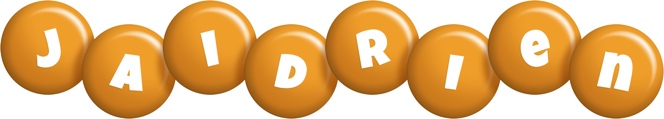 Jaidrien candy-orange logo