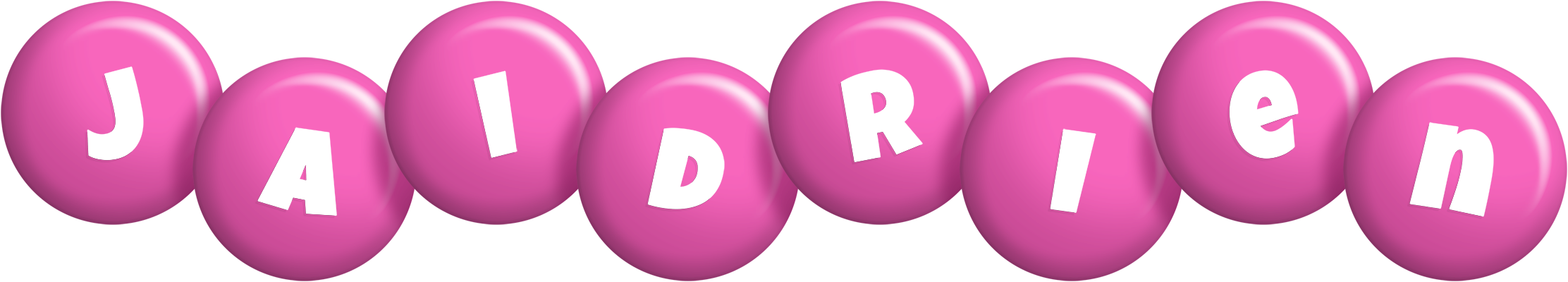 Jaidrien candy-pink logo