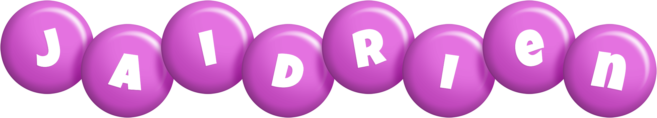 Jaidrien candy-purple logo
