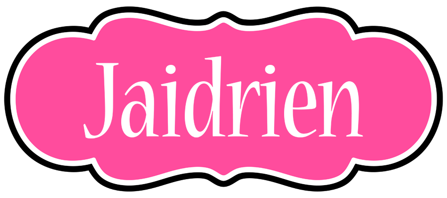 Jaidrien invitation logo