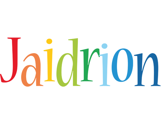 Jaidrion birthday logo