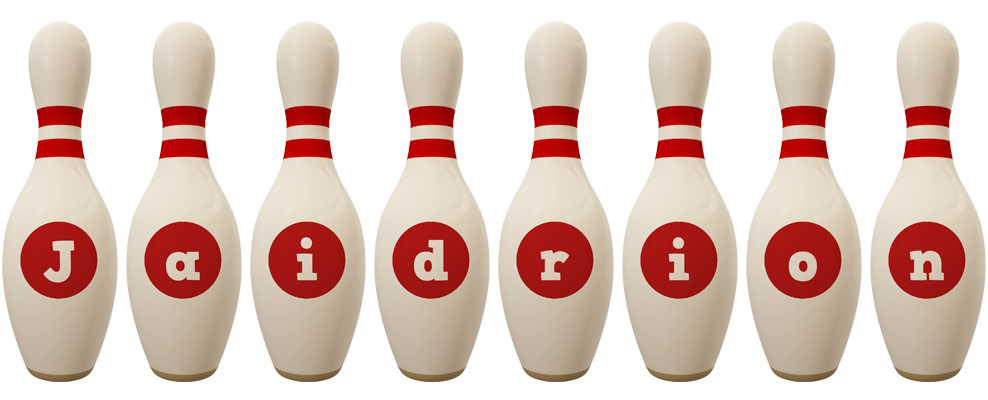 Jaidrion bowling-pin logo