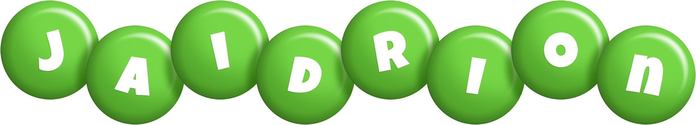 Jaidrion candy-green logo