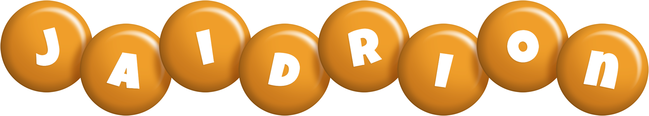 Jaidrion candy-orange logo