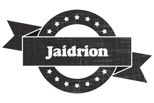 Jaidrion grunge logo