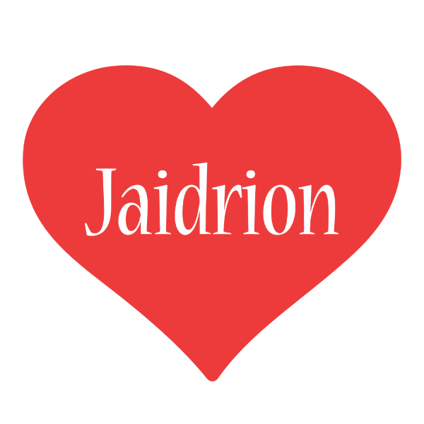 Jaidrion love logo