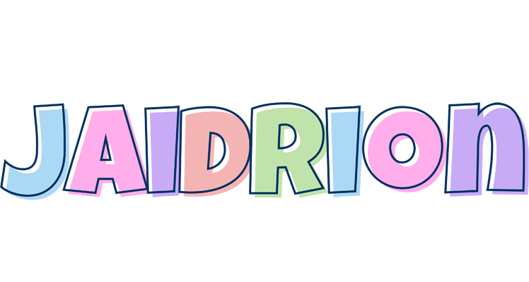 Jaidrion pastel logo