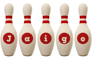 Jaigo bowling-pin logo