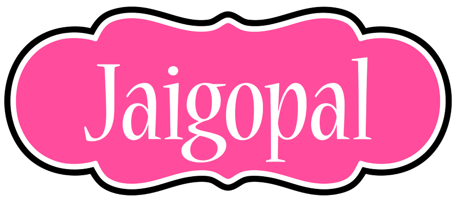 Jaigopal invitation logo