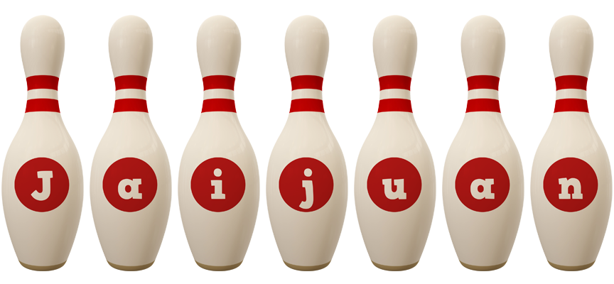 Jaijuan bowling-pin logo