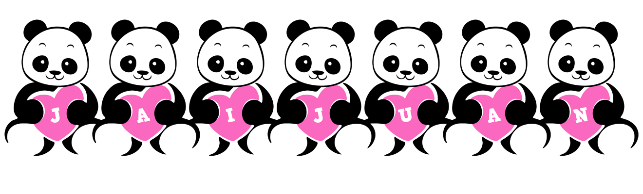 Jaijuan love-panda logo