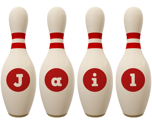 Jail bowling-pin logo