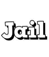 Jail snowing logo