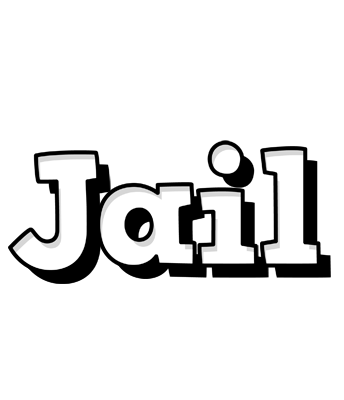 Jail snowing logo