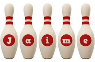 Jaime bowling-pin logo