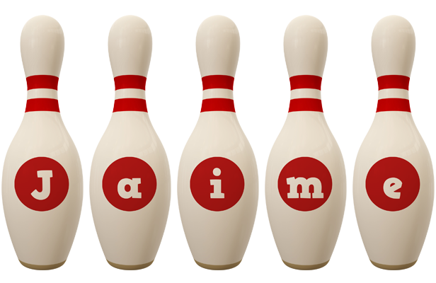 Jaime bowling-pin logo