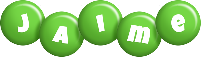 Jaime candy-green logo
