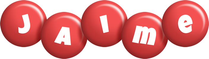 Jaime candy-red logo