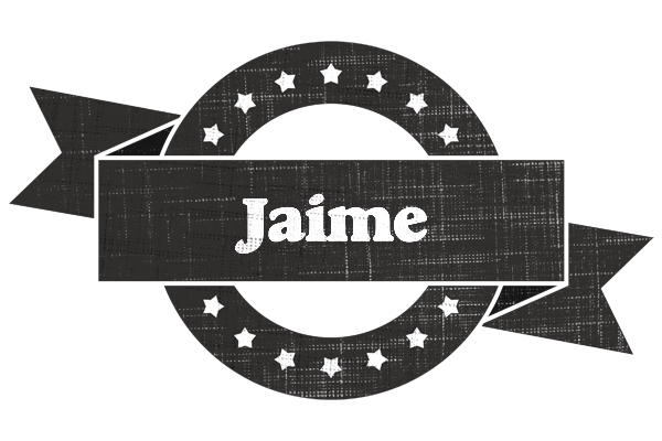 Jaime grunge logo