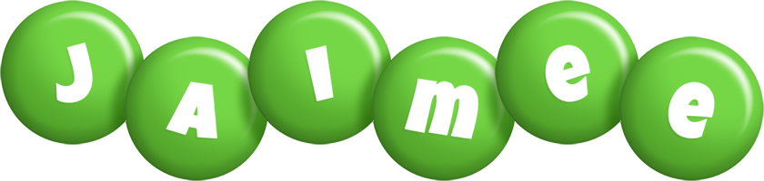 Jaimee candy-green logo