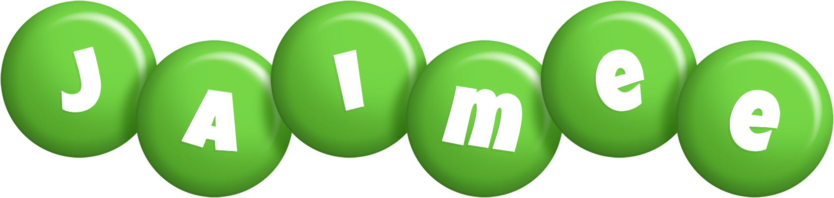 Jaimee candy-green logo