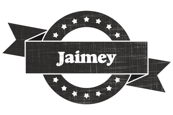 Jaimey grunge logo