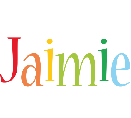 Jaimie birthday logo