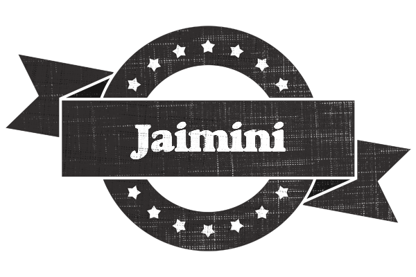Jaimini grunge logo