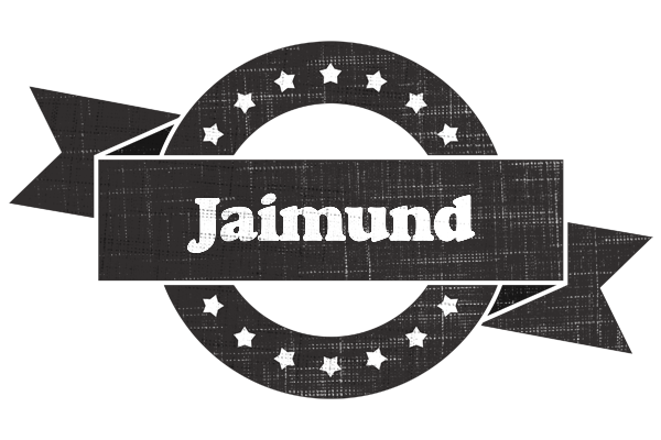 Jaimund grunge logo