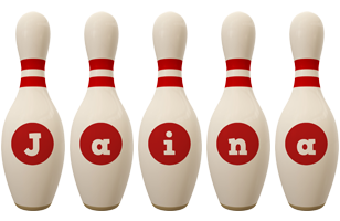 Jaina bowling-pin logo