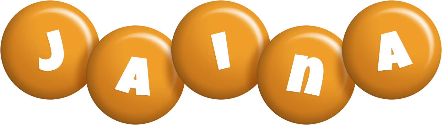 Jaina candy-orange logo
