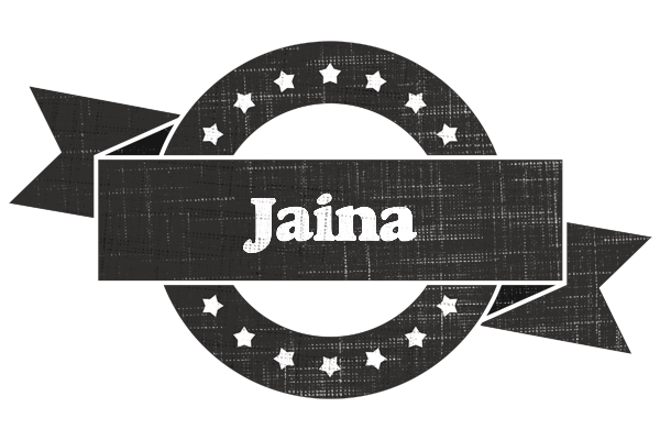 Jaina grunge logo