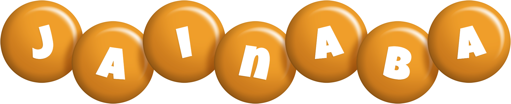 Jainaba candy-orange logo