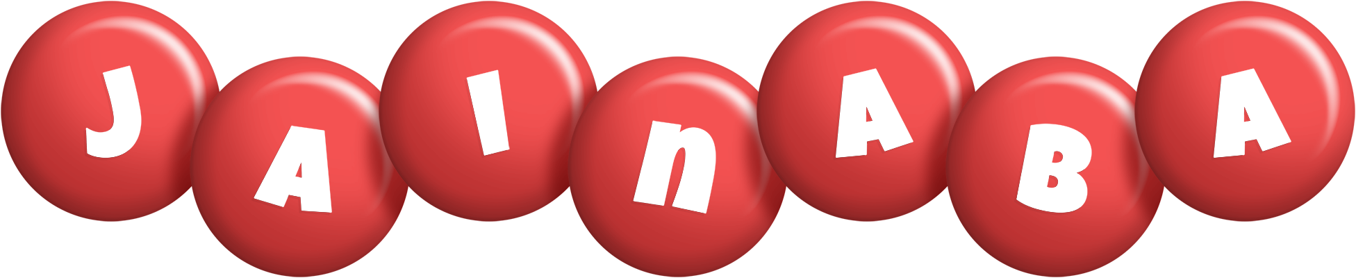 Jainaba candy-red logo
