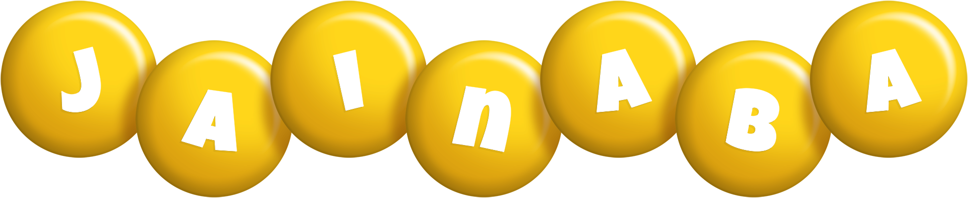 Jainaba candy-yellow logo
