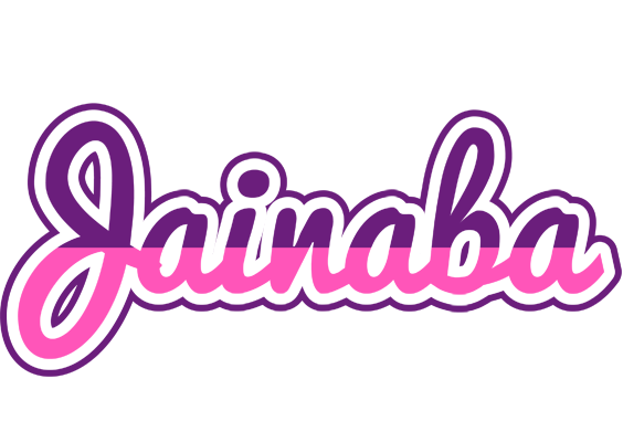 Jainaba cheerful logo