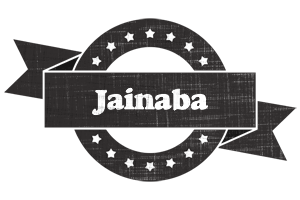 Jainaba grunge logo