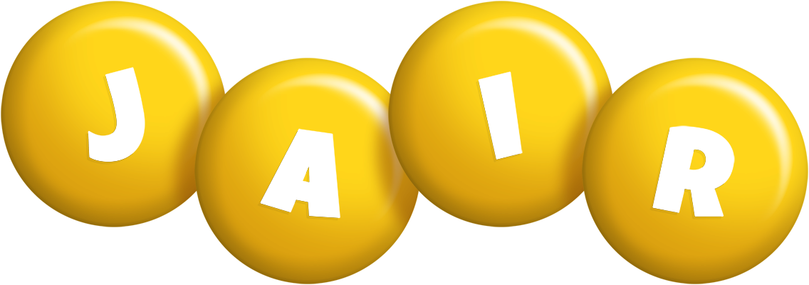 Jair candy-yellow logo