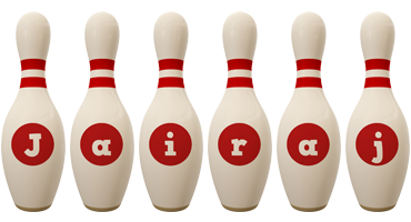 Jairaj bowling-pin logo