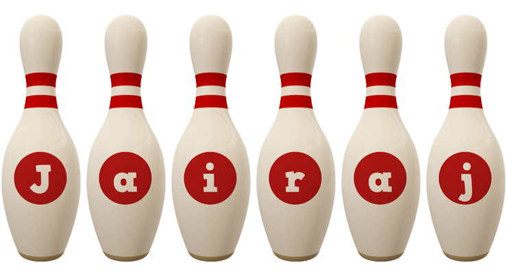 Jairaj bowling-pin logo